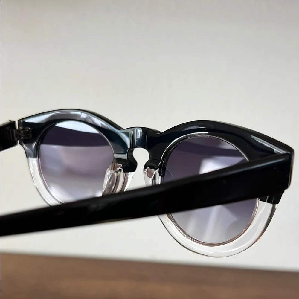 3.1 Phillip Lim Black and Clear Sunglasses
